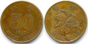 50 Cent Hong Kong Ottone/Rame 