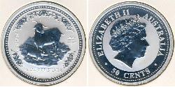 50 Cent Australia (1939 - ) Plata 