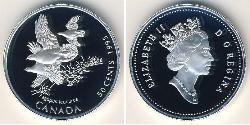 50 Cent Canadá Plata Isabel II (1926-2022)