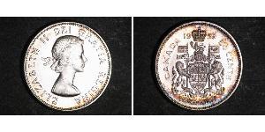 50 Cent Canadá Plata Isabel II (1926-2022)