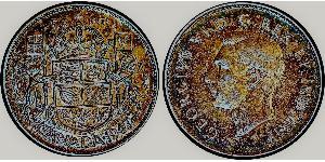 50 Cent Canadá Plata Jorge VI (1895-1952)