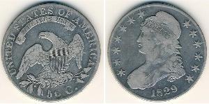 50 Cent Estados Unidos de América (1776 - ) Plata 