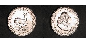 50 Cent Sudáfrica (1910 - ) Plata 