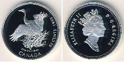 50 Cent Kanada Silber Elizabeth II (1926-2022)