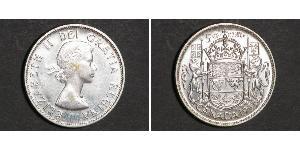 50 Cent Kanada Silber Elizabeth II (1926-2022)