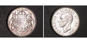 50 Cent Kanada Silber Georg VI (1895-1952)