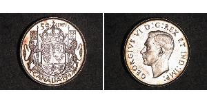 50 Cent Kanada Silber Georg VI (1895-1952)