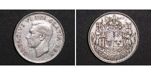 50 Cent Kanada Silber Georg VI (1895-1952)