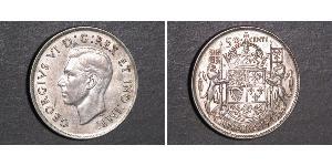 50 Cent Kanada Silber Georg VI (1895-1952)