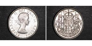 50 Cent Kanada Silber Elizabeth II (1926-2022)