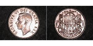 50 Cent Kanada Silber Georg VI (1895-1952)