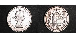 50 Cent Kanada Silber Elizabeth II (1926-2022)