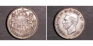 50 Cent Kanada Silber Georg VI (1895-1952)