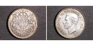 50 Cent Kanada Silber Georg VI (1895-1952)