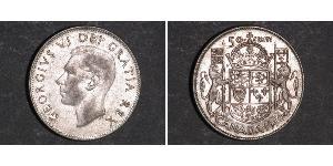 50 Cent Kanada Silber Georg VI (1895-1952)