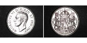 50 Cent Kanada Silber Georg VI (1895-1952)