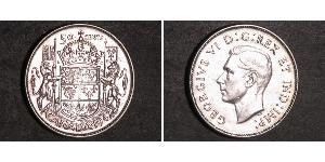 50 Cent Kanada Silber Georg VI (1895-1952)