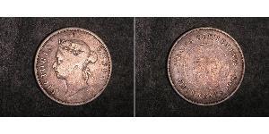 50 Cent Straits Settlements (1826 - 1946) Silber Victoria (1819 - 1901)