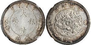 50 Cent Volksrepublik China Silber 