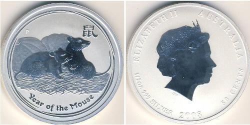 50 Cent Australia (1939 - ) Silver 