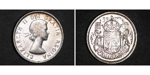 50 Cent Canada Silver Elizabeth II (1926-2022)