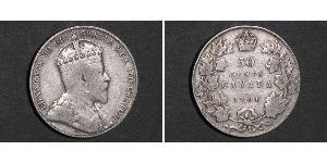 50 Cent Canada Silver Edward VII (1841-1910)