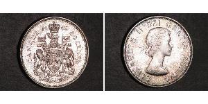 50 Cent Canada Silver Elizabeth II (1926-2022)