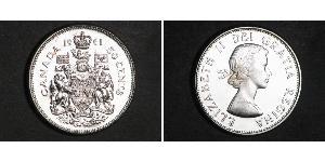 50 Cent Canada Silver Elizabeth II (1926-2022)