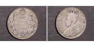 50 Cent Canada Silver George V of the United Kingdom (1865-1936)
