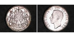 50 Cent Canada Silver George VI (1895-1952)