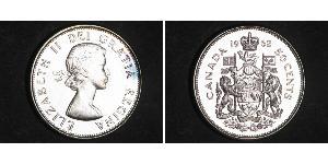 50 Cent Canada Silver Elizabeth II (1926-2022)