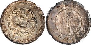 50 Cent China Silver 