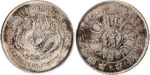 50 Cent China Silver 
