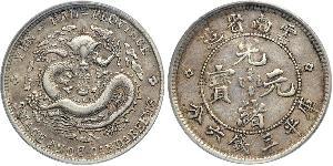 50 Cent China Silver 