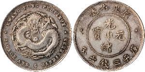 50 Cent China Silver 