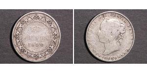 50 Cent Newfoundland and Labrador Silver Victoria (1819 - 1901)