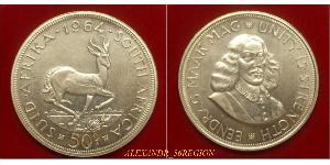 50 Cent South Africa (1910 - ) Silver 