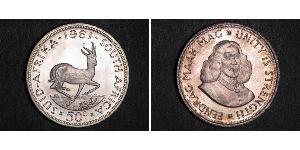 50 Cent South Africa (1910 - ) Silver 