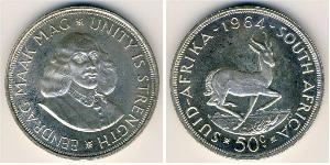 50 Cent South Africa (1910 - ) Silver 