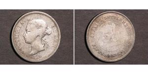 50 Cent Straits Settlements (1826 - 1946) Silver Victoria (1819 - 1901)