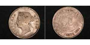 50 Cent Straits Settlements (1826 - 1946) Silver Victoria (1819 - 1901)
