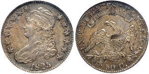 50 Cent USA (1776 - ) Silver 