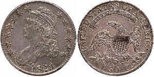 50 Cent USA (1776 - ) Silver 