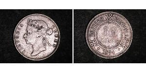 50 Cent British Honduras (1862-1981) 銀 维多利亚 (英国君主)