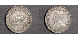 50 Cent 东非 銀 乔治五世  (1865-1936)