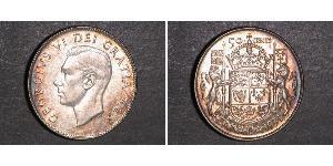 50 Cent 加拿大 銀 乔治六世 (1895-1952)