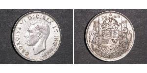 50 Cent 加拿大 銀 乔治六世 (1895-1952)