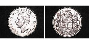 50 Cent 加拿大 銀 乔治六世 (1895-1952)