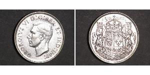 50 Cent 加拿大 銀 乔治六世 (1895-1952)