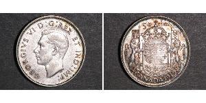 50 Cent 加拿大 銀 乔治六世 (1895-1952)